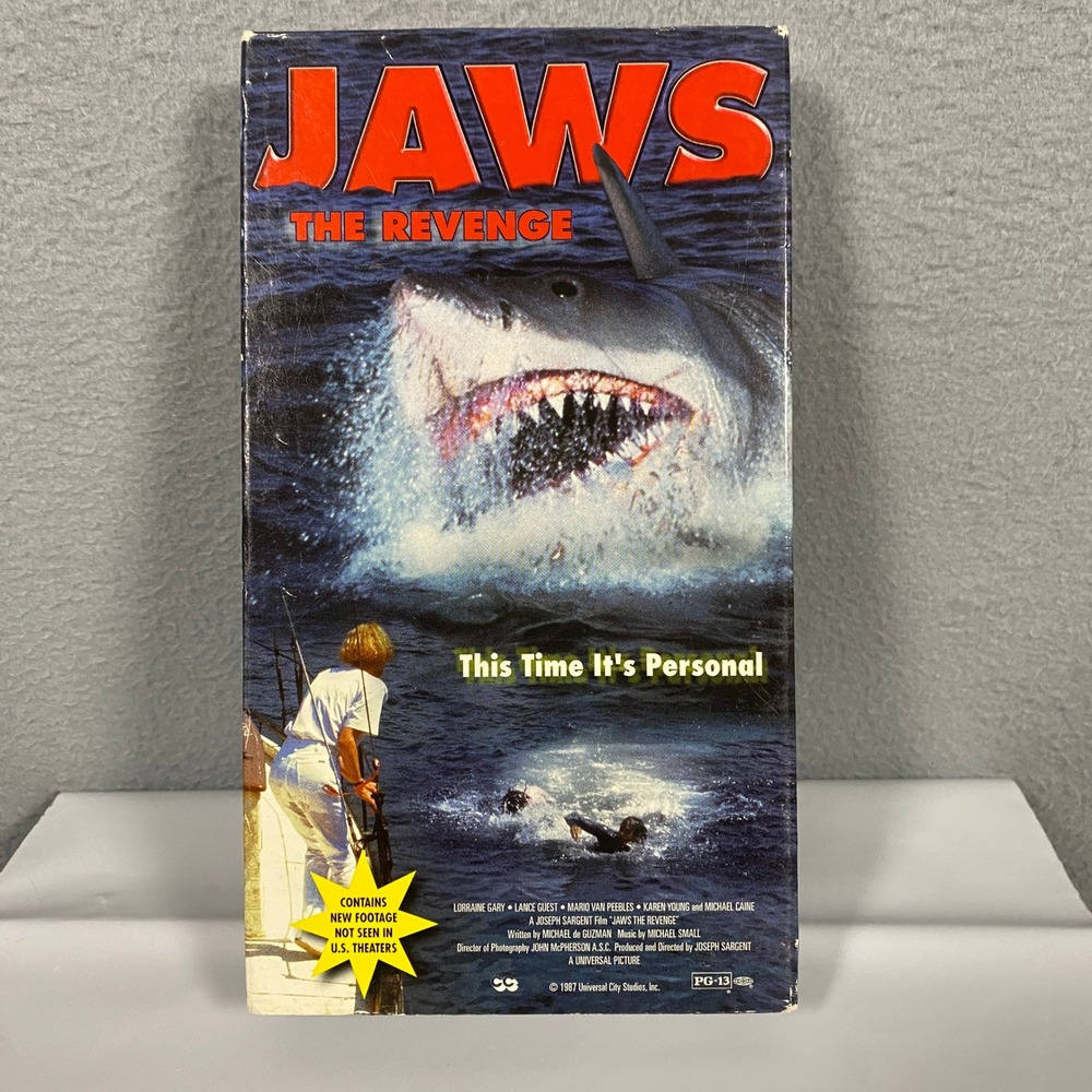 Jaws The Revenge VHS GoodTimes Movie Multi Horror Suspense 05-04660